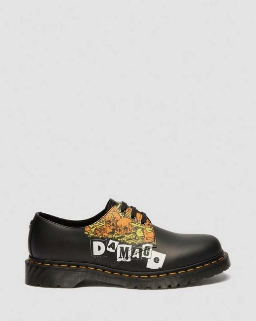 Dr. Martens Black 1461 Metallica Shoes for men