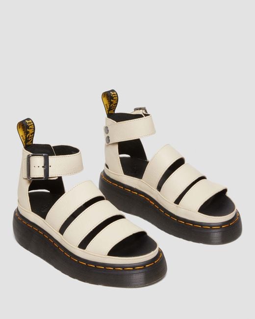 Dr. Martens Multicolor Clarissa Ii Pisa Leather Strap Platform Sandals for men