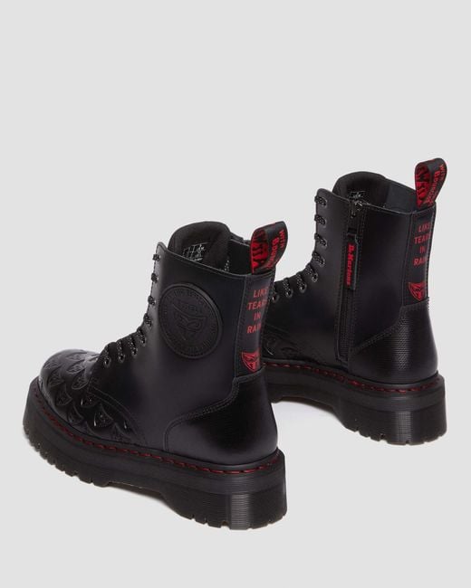 Dr. Martens Black Jadon Blade Runner Leather Boots for men