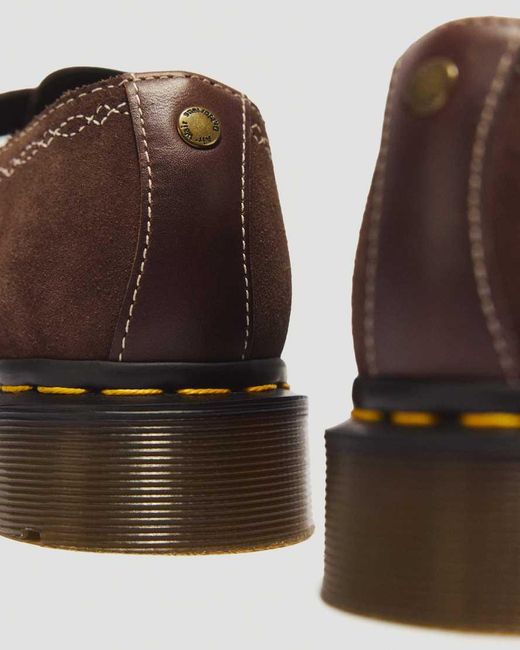 Dr. Martens 8065 Desert Rodeo Leather & Suede Mary Jane Shoes in Brown ...