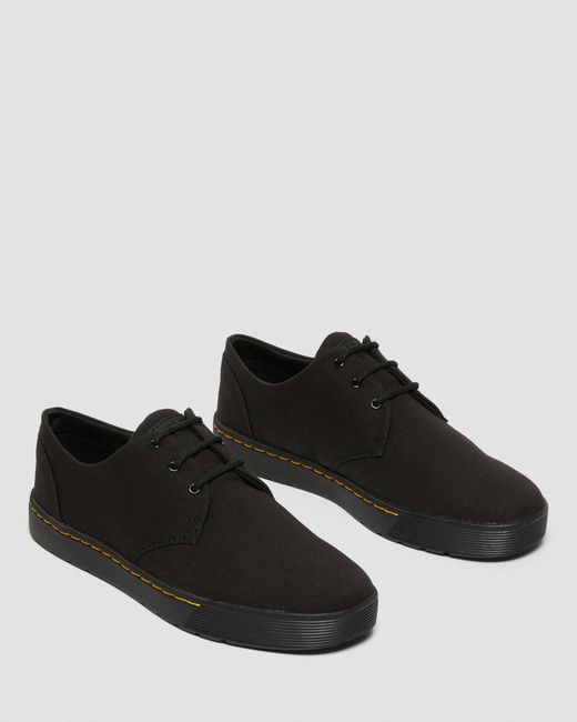 Dr. Martens Cairo Low Canvas Shoes in Black for Men - Lyst