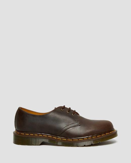 Dr. Martens Brown 1461 Crazy Horse Leather Oxford Shoes