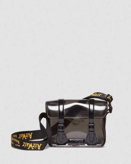 Dr. Martens Black 7 Inch Transparent Crossbody Bag