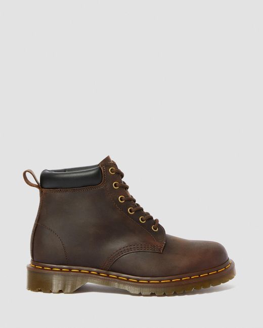 Dr. Martens Brown 939 Ben Boot Crazy Horse Leather Lace Up Boots