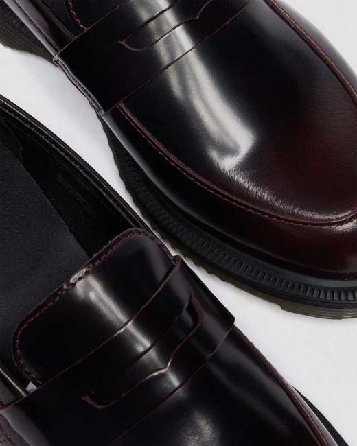 Dr. Martens Black Temara Arcadia Leather Loafers