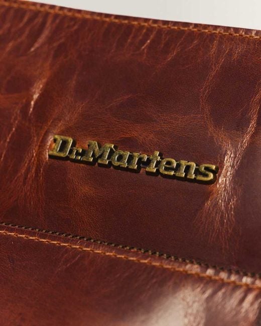 Dr. Martens Red Leather Tote Bag
