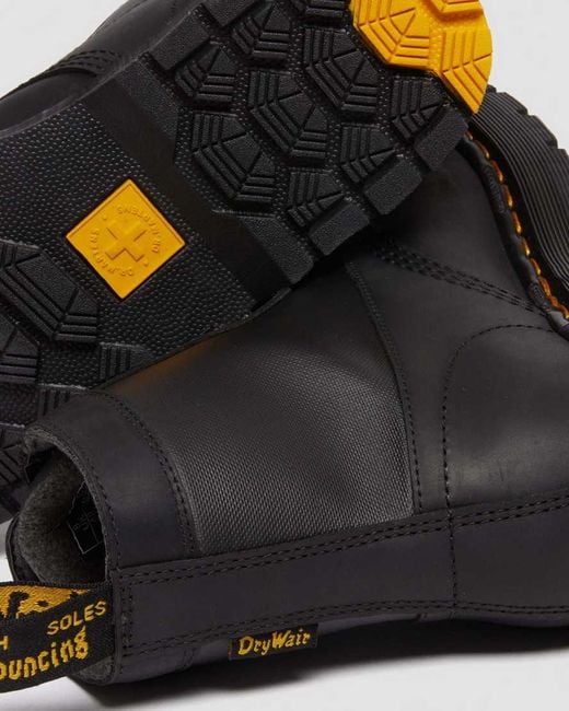 Dr. Martens Black 1460 Trinity Wintergrip Waterproof Boots for men