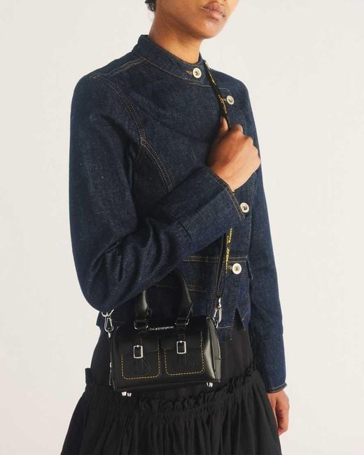 Dr. Martens Black Mini Top Handle Leather Bag