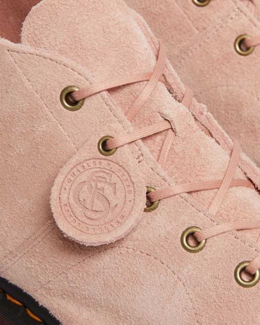 Dr. Martens Pink Church Desert Oasis Suede Monkey Boots for men