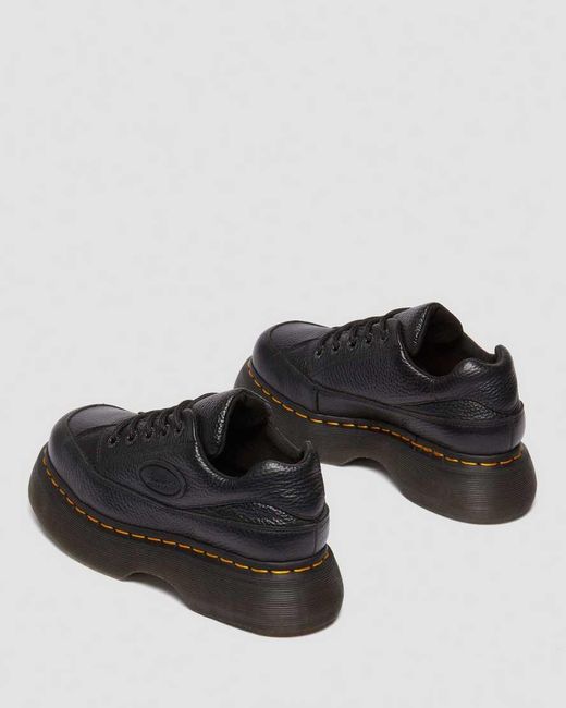 Dr. Martens Black Buzz 5-Eye Milled Nappa Leather Shoes