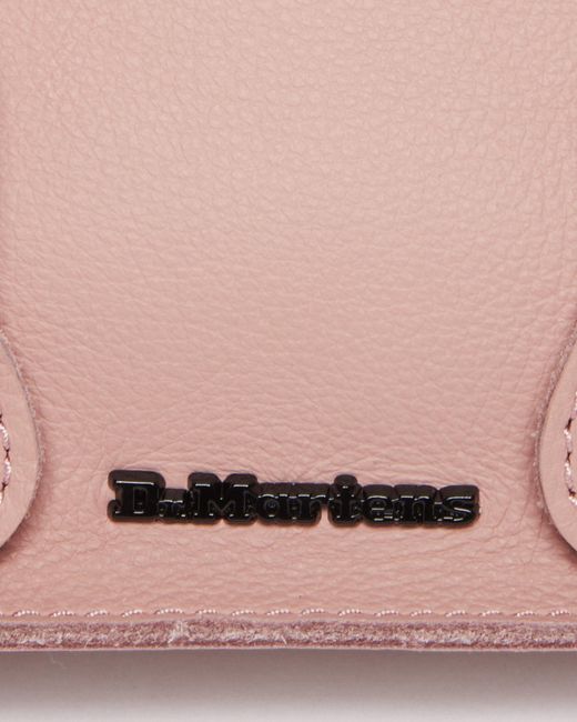 Dr. Martens Pink 7 Inch Pisa Leather Crossbody Bag