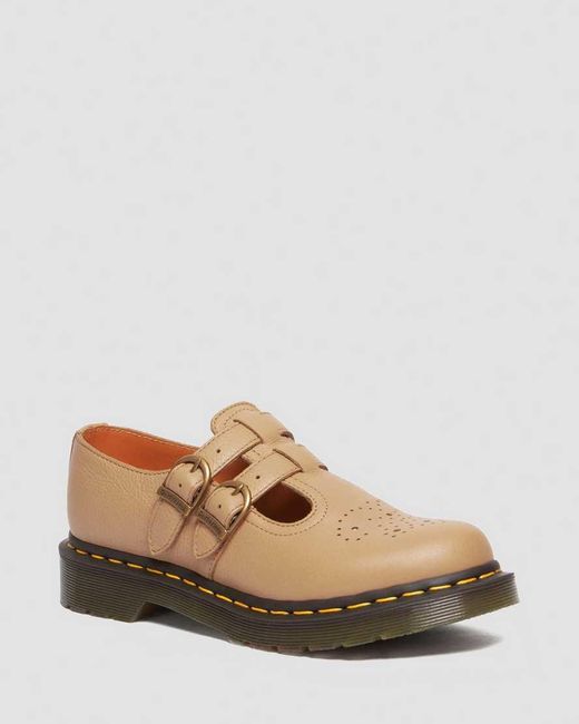 Dr. Martens Brown 8065 Mary Jane (Savannah) Maryjane Shoes