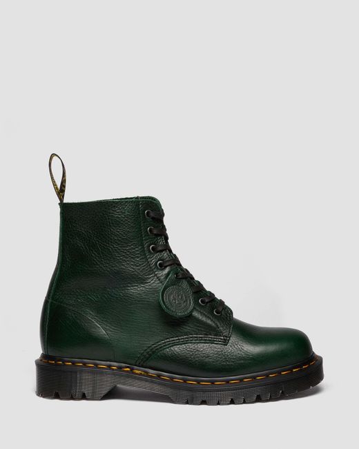 Botas 1460 pascal en piel Dr. Martens de hombre de color Green