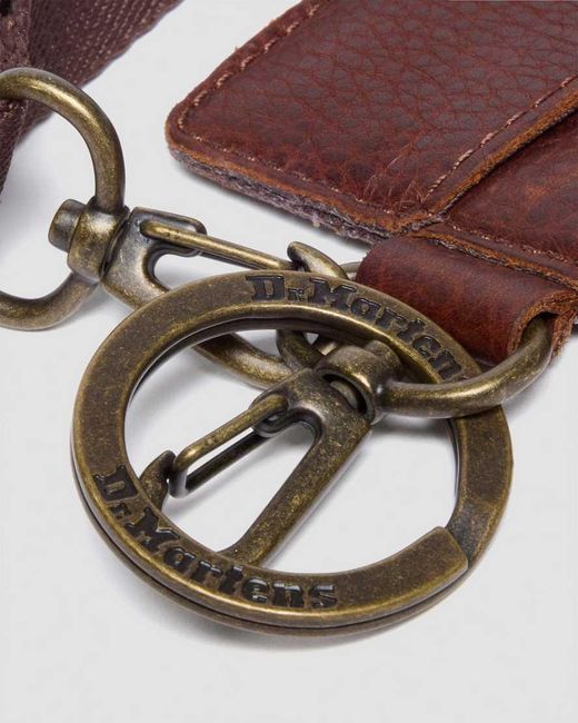 Dr. Martens Brown Ambassador Leather Cardholder Keyring