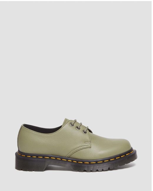 Dr. Martens Green 1461 Virginia Leather Oxford Shoes