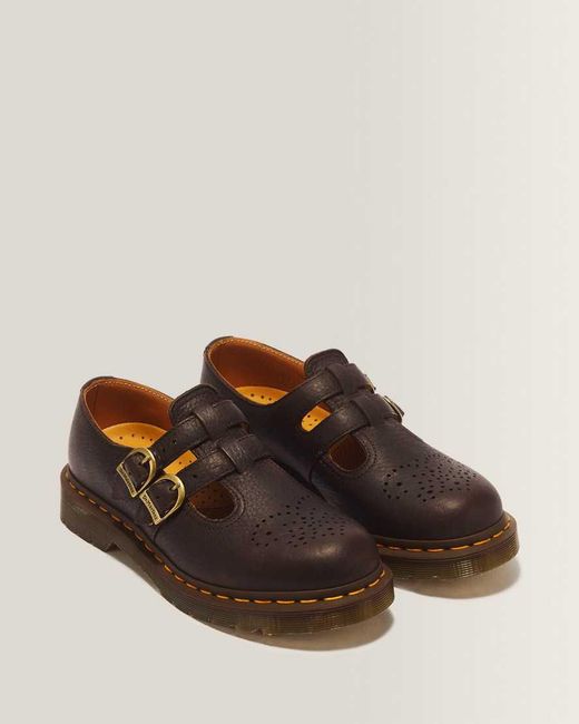 Dr. Martens Brown 8065 Ambassador Mary Jane Shoes