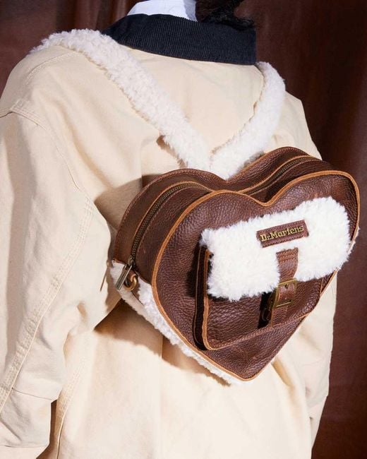 Dr. Martens Brown Heart Backpack