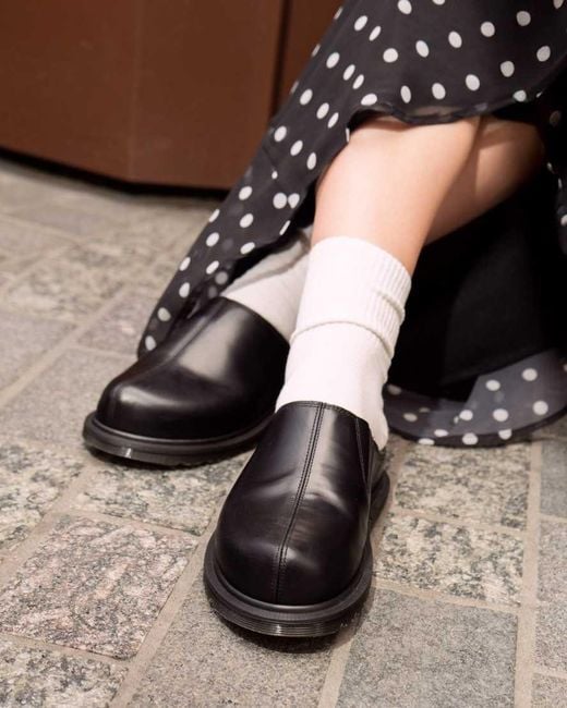 Dr. Martens Black San Mule
