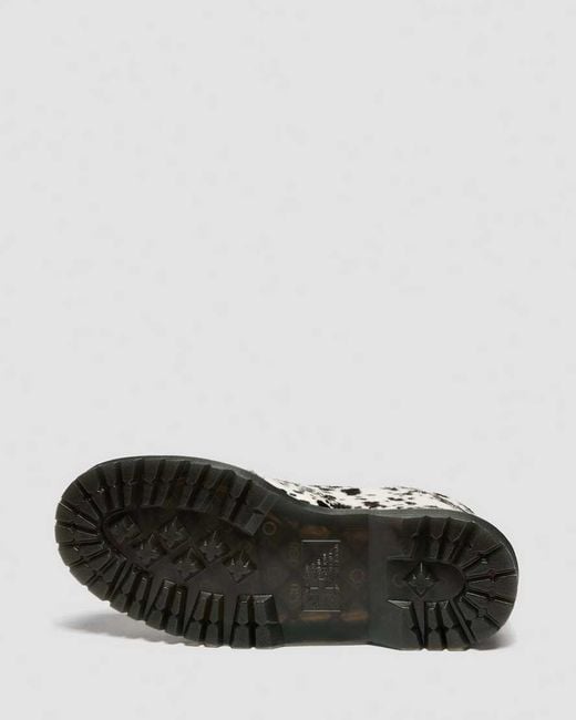 Dr. Martens Black 1460 Bex Dalmatian Hair On Leather Boots for men