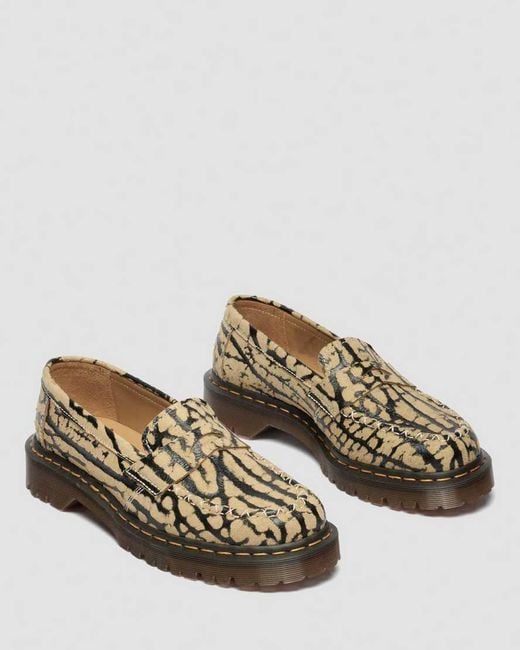 Dr. Martens Brown Delapre Suede Loafers for men