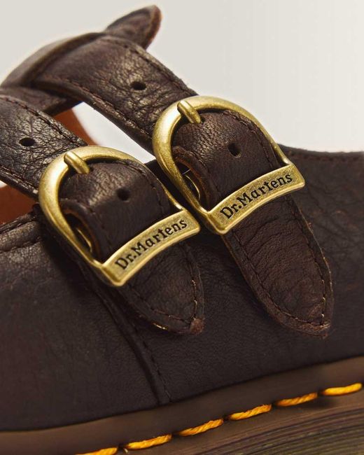 Dr. Martens Brown 8065 Ambassador Mary Jane Shoes
