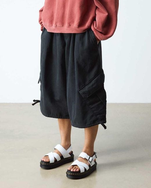 Dr. Martens White Voss Ii Athena Leather Sandals