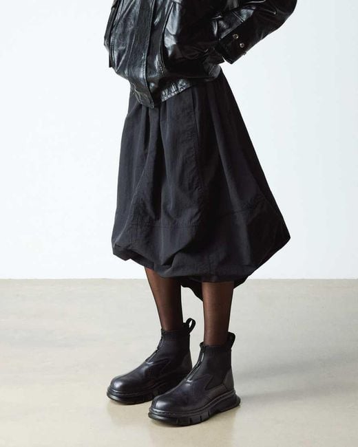 Dr. Martens Waxy Leather 14Xx Qubist Zip Boot in Black for Men | Lyst