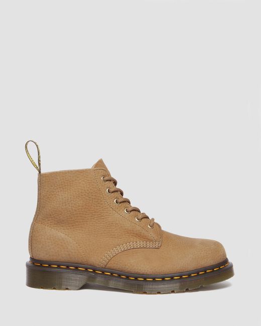 Dr. Martens Natural 101 Tumbled Nubuck Leather Ankle Boots for men