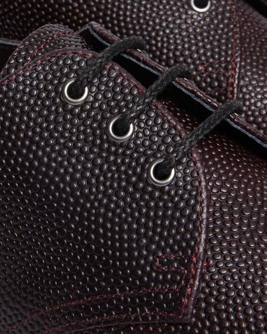 Dr. Martens Black 1461 Pebble Grain Leather Oxford Shoes
