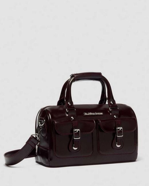 Dr. Martens Black Top Handle Rub Off Vegan Leather Bag