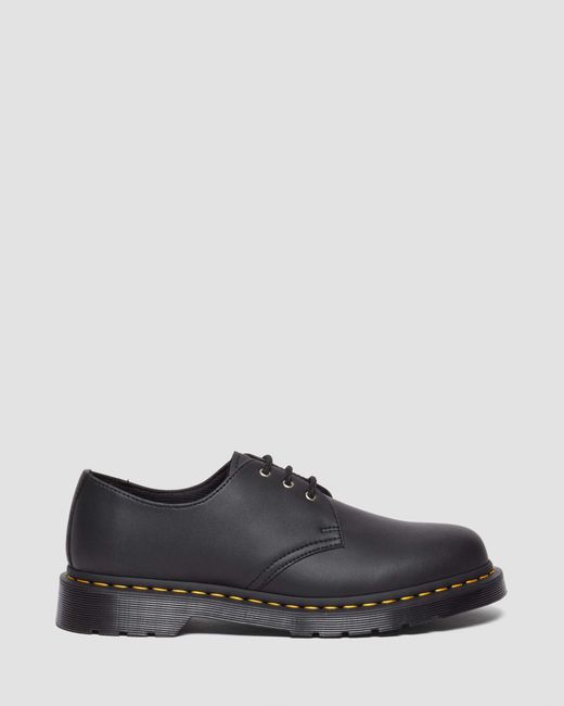 Dr. Martens Black 1461 Genix Nappa Reclaimed Leather Oxford Shoes