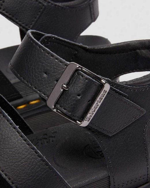 Dr. Martens Black Dr. Martens Blaire Athena Leather Sandals