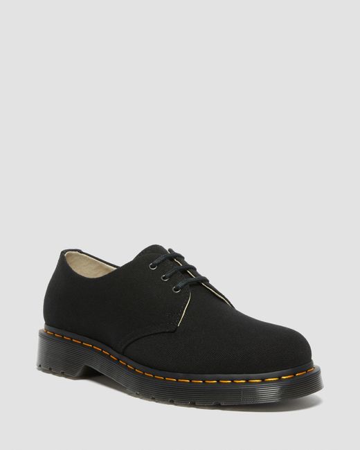 Dr. Martens 1461 Canvas Shoes in Black for Men | Lyst