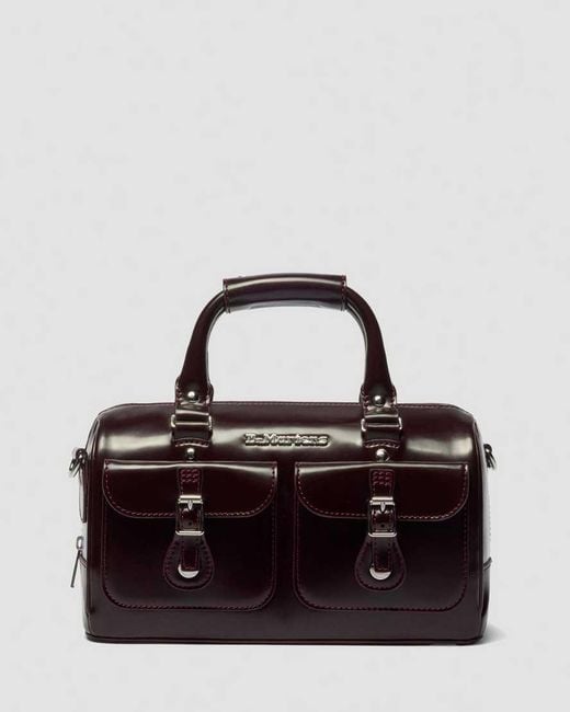 Dr. Martens Black Top Handle Rub Off Vegan Leather Bag