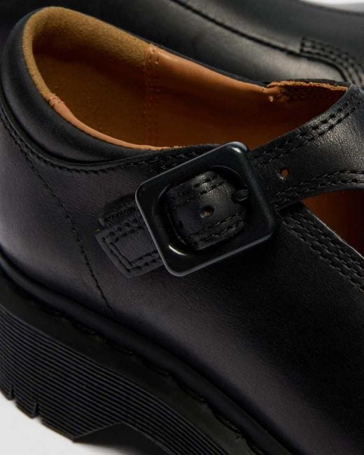 Dr. Martens Black Rejena Mary Jane Old Harness Leather Shoes