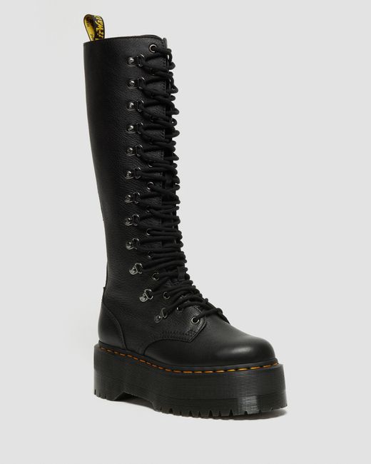 Dr. Martens Black 1b60 Max Hardware Leather Extra High Boots