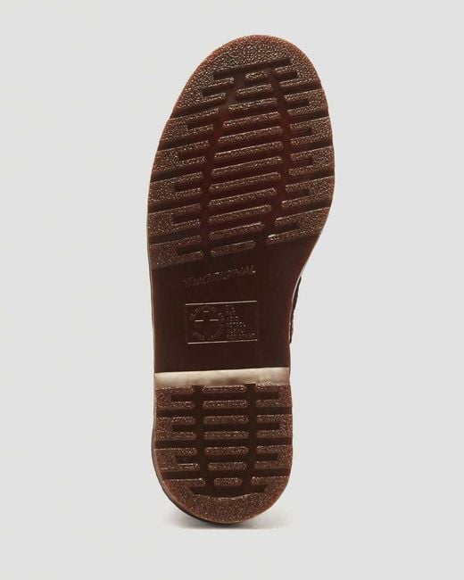 Dr. Martens Brown Adrian Crazy Horse Leather Tassel Loafers for men