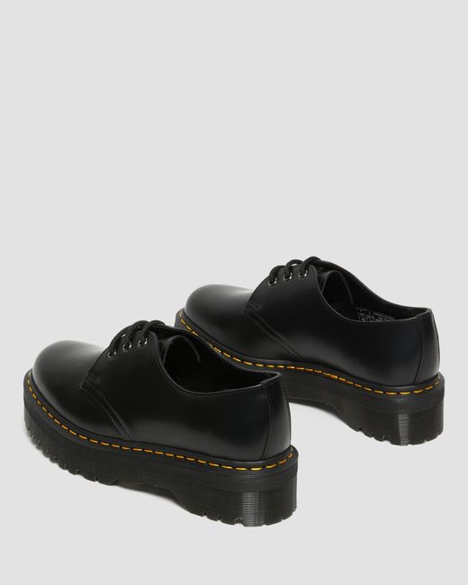 Dr. Martens Black 1461 Smooth Leather Platform Shoes for men