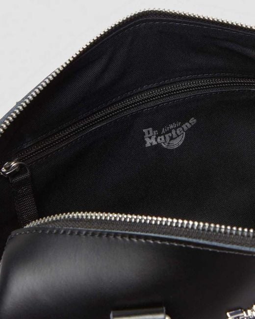 Dr. Martens Black Kiev Leather Top Handle Bag