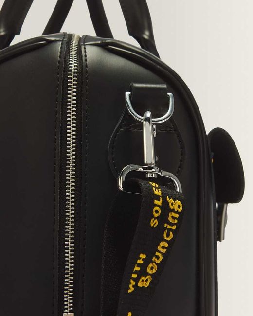 Dr. Martens Black Leather Daytripper Bag