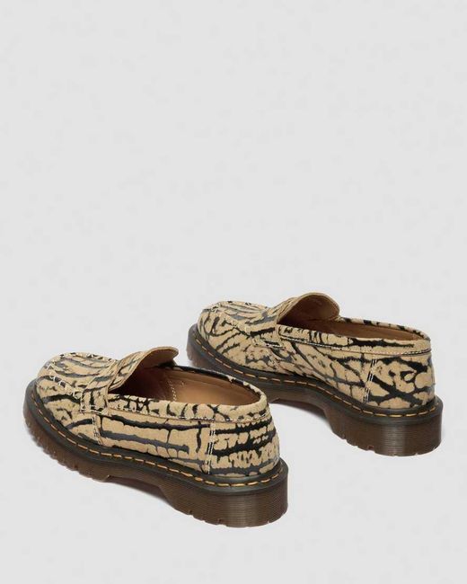 Dr. Martens Brown Delapre Suede Loafers for men