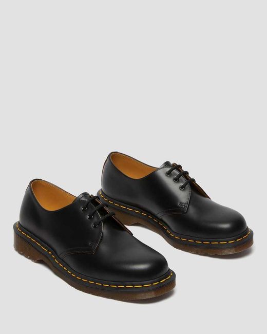 Dr. Martens Black 1461 Vintage Made In England Oxford Shoes
