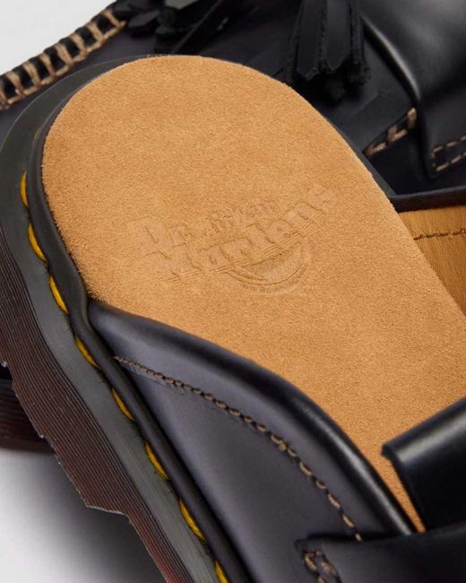 Dr. Martens Black Adrian Leather Mules Loafers for men