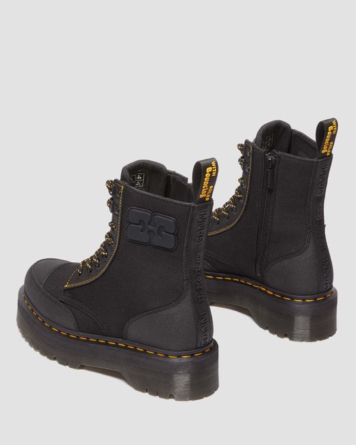 Dr. Martens Black Jadon Ganni Nylon Boots for men