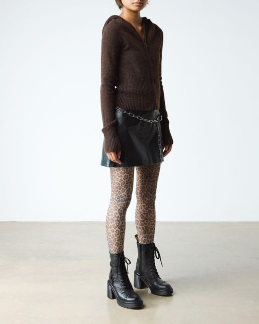 Nappa cuero botas de tacón chesney harness de piel sendal Dr. Martens de color Black