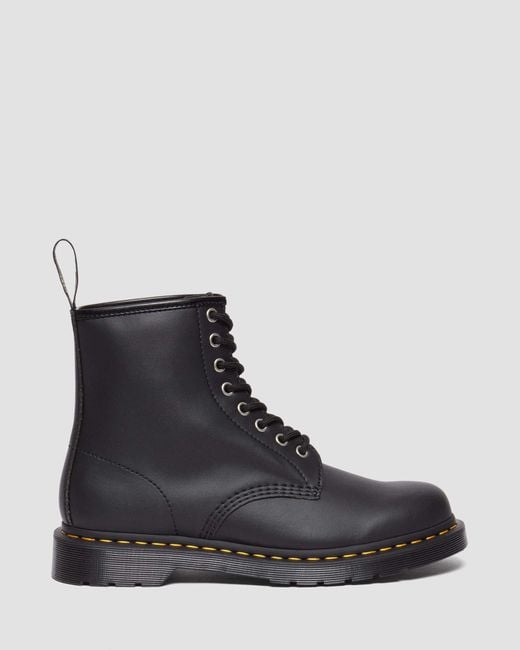 Dr. Martens Black 1460 Genix Nappa Reclaimed Leather Lace Up Boots