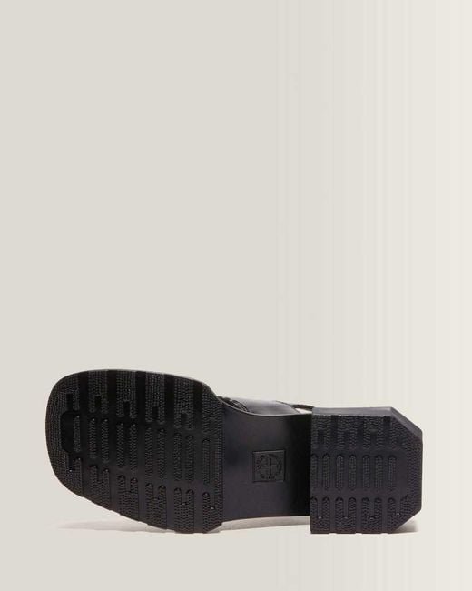 Dr. Martens Black Maybole Wanama Leather Sandals