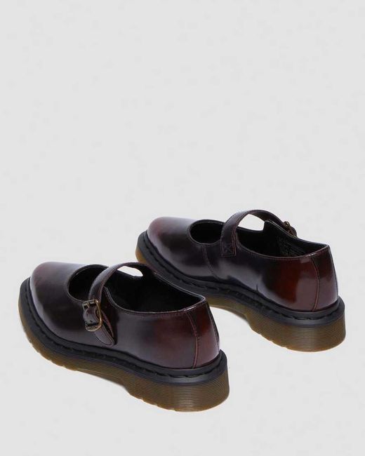 Dr. Martens Black Elphie Mary Jane Leder Schuhe