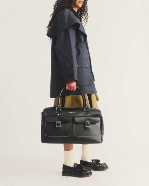 Dr. Martens Black Leather Daytripper Bag