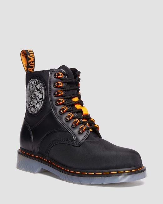 Dr. Martens Black 1460 King Nerd Leather Boot, Size: 3 for men